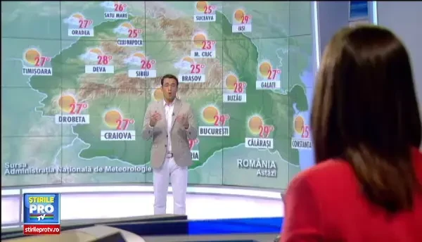 Vreme perfecta in ultimul weekend de vara: pe litoral vor fi 26 de grade. De marti incep ploile in sudul tarii