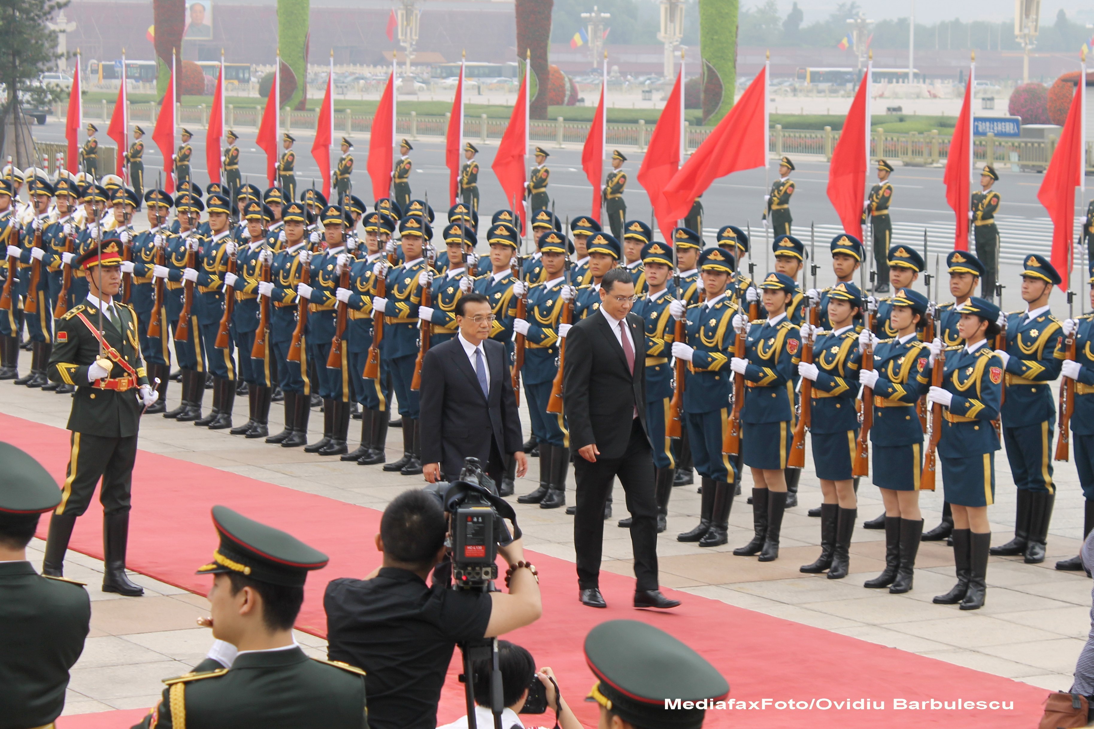 Victor Ponta si premierul chinez Li Keqiang