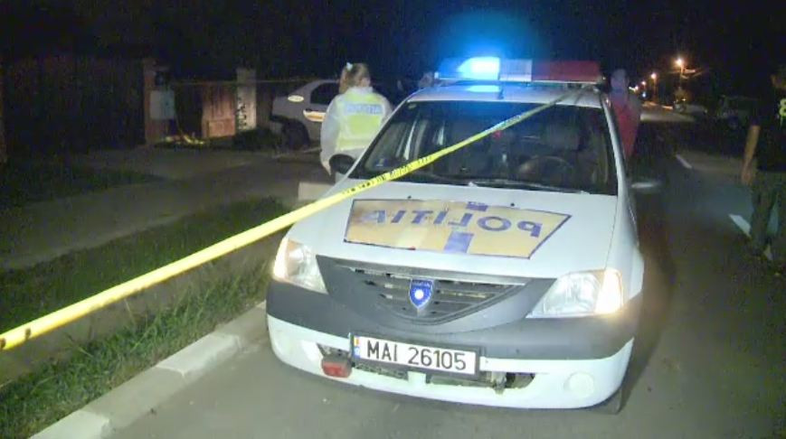 Rafuiala intr-o comuna din Ilfov. Un politist a ajuns la spital cu nasul spart, iar agresorul lui, impuscat in spate