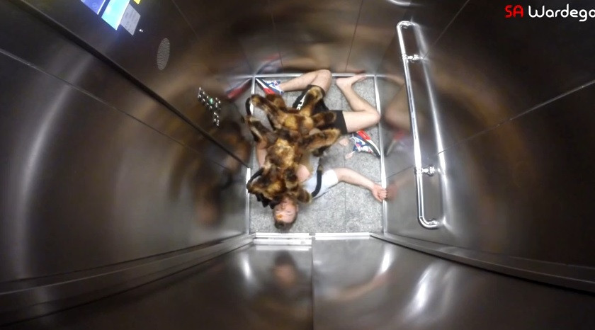 Farsa cu paianjenul mutant urias, geniala, dar incredibil de cruda. Cum reactioneaza oamenii cand il vad. VIDEO