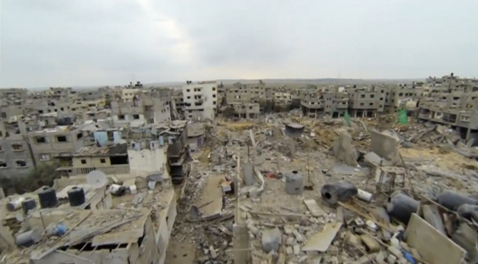 FILMARE cu DRONA in Fasia Gaza. Imaginile surprinse de BBC arata o lume rupta dintr-un scenariu apocaliptic. VIDEO