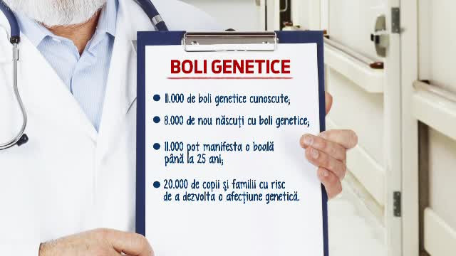 Statul ar putea deconta testele pentru depistarea mutatiilor genetice. 8.000 de copii se nasc anual cu astfel de probleme