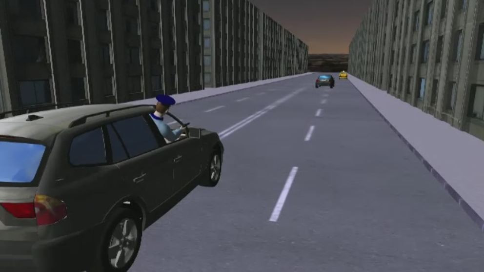 ANIMATIE GRAFICA. Momentul in care 3 hoti au fost opriti cu focuri de arma, la Constanta. Acestia au aruncat prada din masina