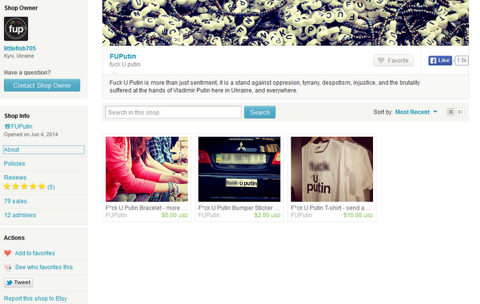 Magazinul din Ucraina care vinde obiecte anti-Putin. Mesajul celor care au infiintat afacerea