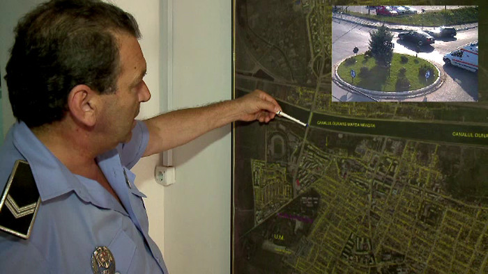 hotii de aur urrmariti pe camerele de supraveghere