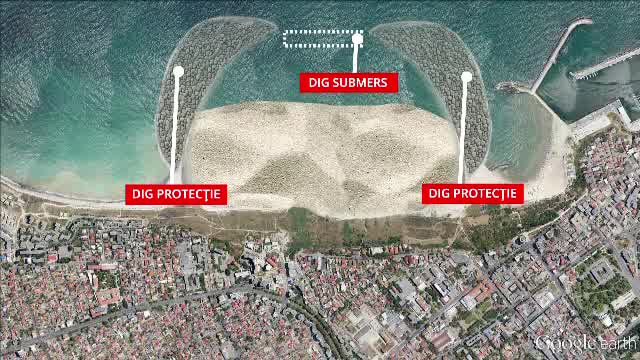 Olandezii care au construit insula palmier din Dubai vin pe litoralul romanesc. Proiectul cu 2,5 mil. de metri cub de nisip