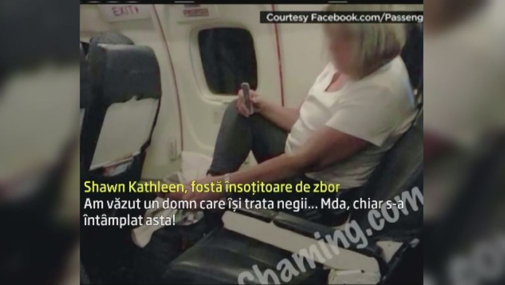 O stewardesa ii pune la zid pe pasagerii certati cu bunul simt. Fotografiile care au facut inconjurul lumii. GALERIE FOTO