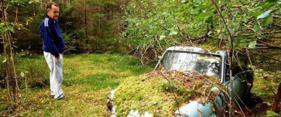 Un finlandez a plecat sa-si caute masina abandonata intr-o padure, in 1974. Cum a gasit-o dupa 40 de ani