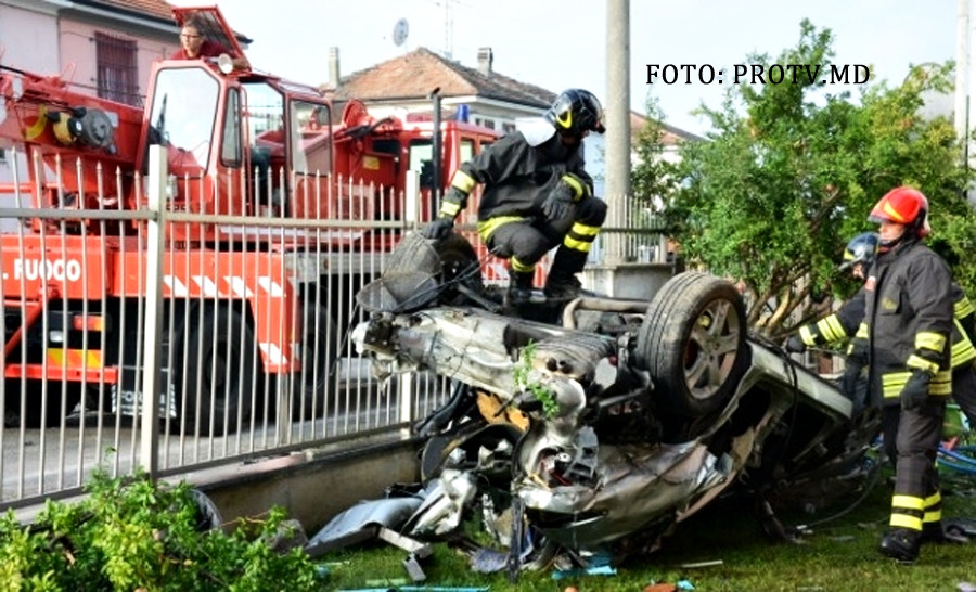 Accident grav in nordul Italiei: doi tineri din Moldova si-au pierdut viata. Peste doua luni urmau sa se casatoreasca