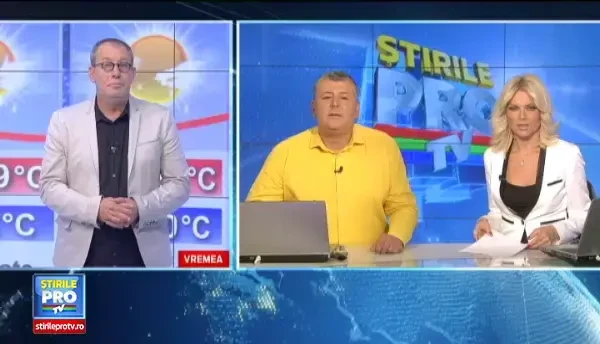 Prognoza meteo pe urmatoarele trei zile