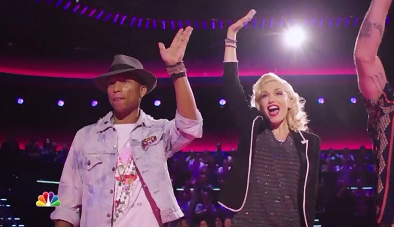 Gwen Stefani si Pharrell, noii antrenori in show-ul "The Voice" din Statele Unite. Tactica lor pentru a atrage concurentii