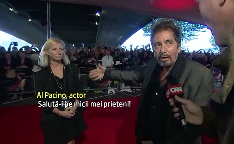 Al Pacino si iubita cu 40 de ani mai tanara, prezenti la Londra. Actorul isi promoveaza doua filme despre Salomeea
