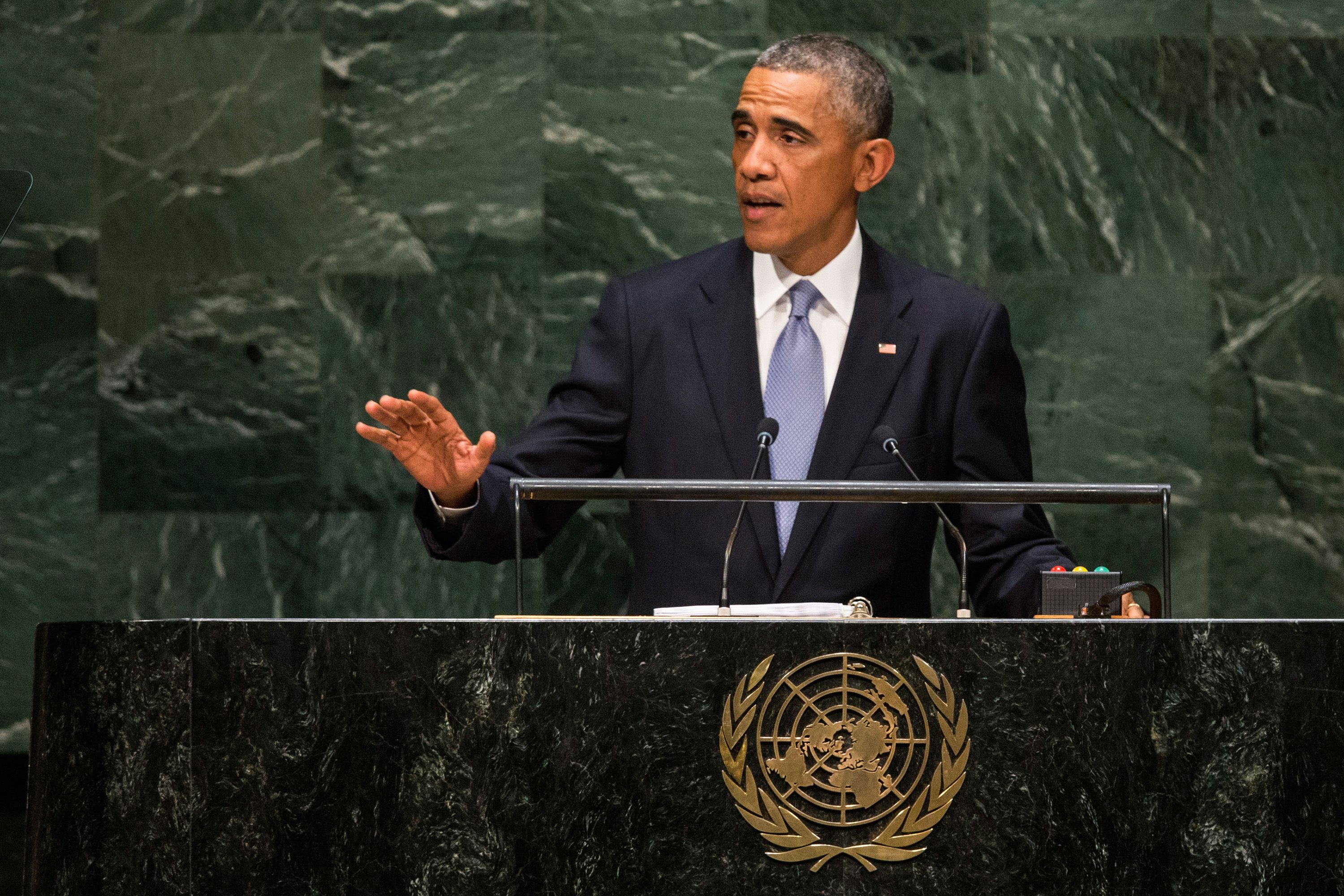 Obama: "Nu ne putem condamna copiii si nepotii la un viitor pe care nu-l pot repara". Peste 120 de sefi de state sunt la NY