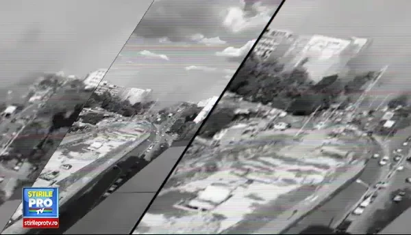 Incendiu puternic in cartierul Drumul Taberei din Bucuresti. Flacarile au ajuns la o biserica de lemn din apropiere