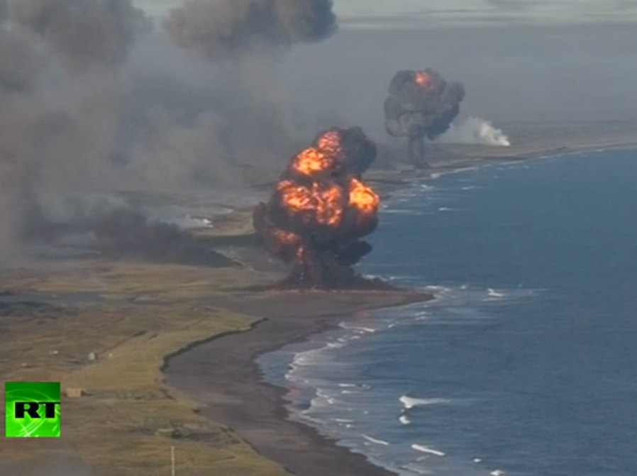 Cele mai complexe exercitii militare post sovietice. Rusia a mobilizat 100.000 de soldati si 1500 de tancuri in Kamceatka