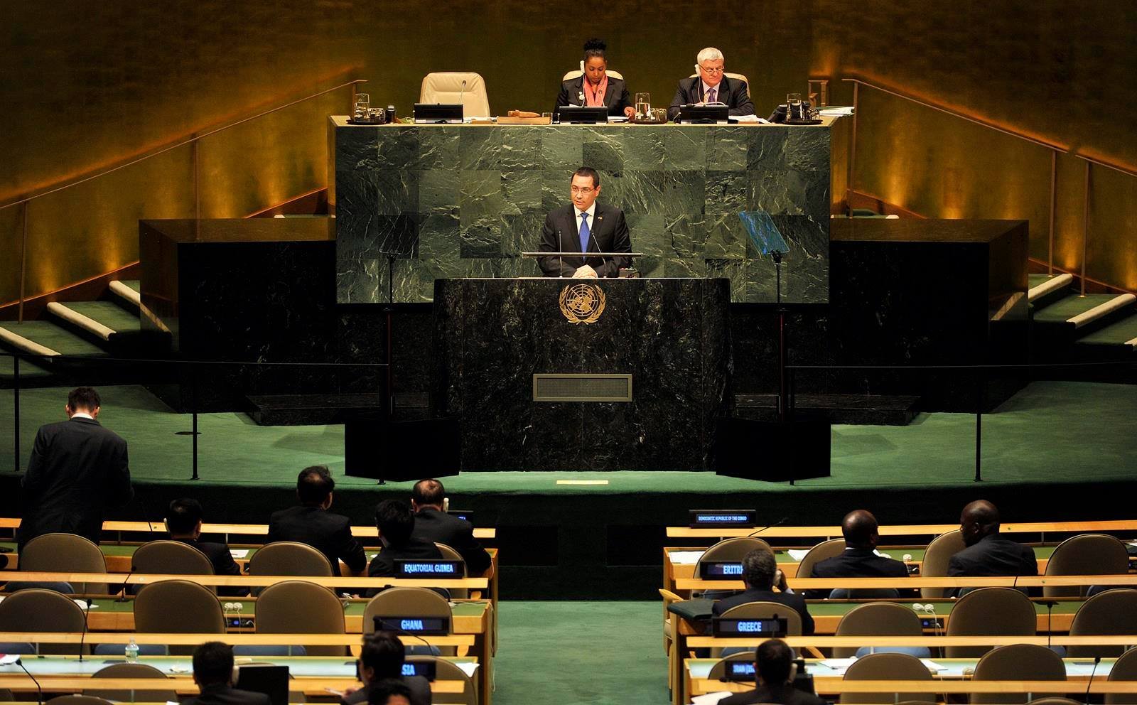 Victor Ponta la ONU