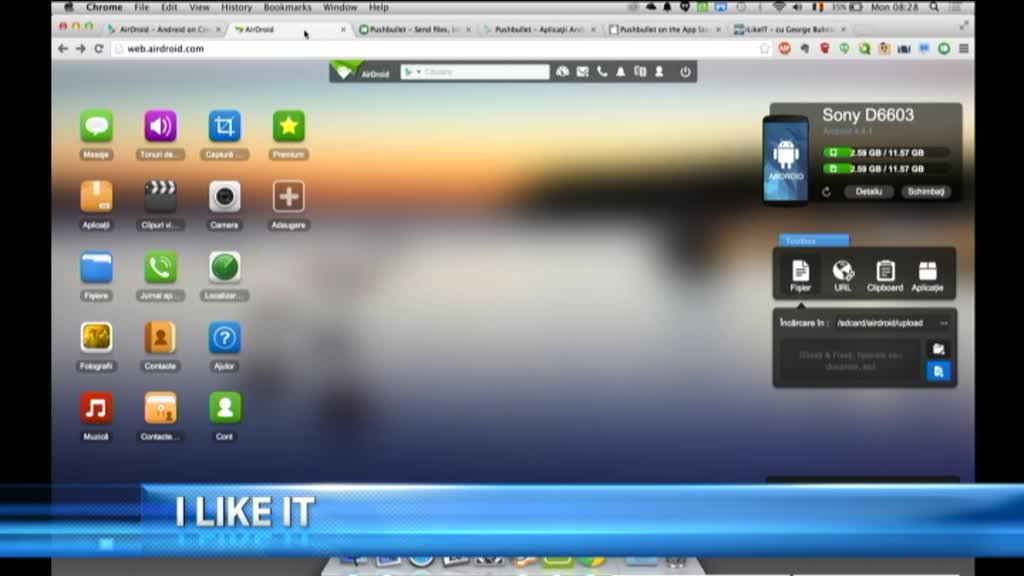 iLikeIT. Aplicatiile prin care va puteti controla smartphone-ul de pe un computer, inclusiv pentru sms, chat sau poze