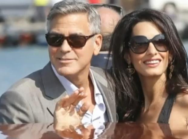 Amal Clooney ar fi insarcinata in luna a 6-a, cu gemeni. Sotia lui George Clooney ar fi facut un tratament de fertilizare