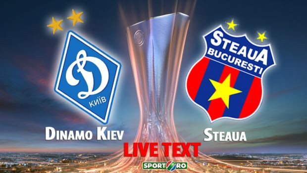 Grupele Europa League, Dinamo Kiev - Steaua 3-1. Vezi aici toate fazele meciului