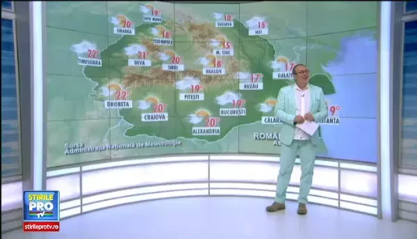 Maxime in scadere, ploi si vant. Nici pentru weekend vestile nu sunt bune: prognoza pana duminica
