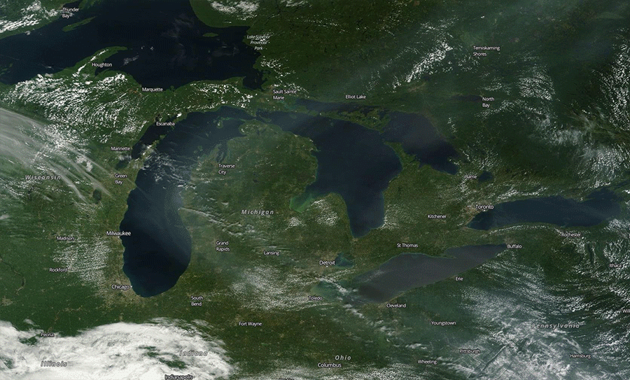 Cum se vede schimbarea anotimpurilor din spatiu! FOTO