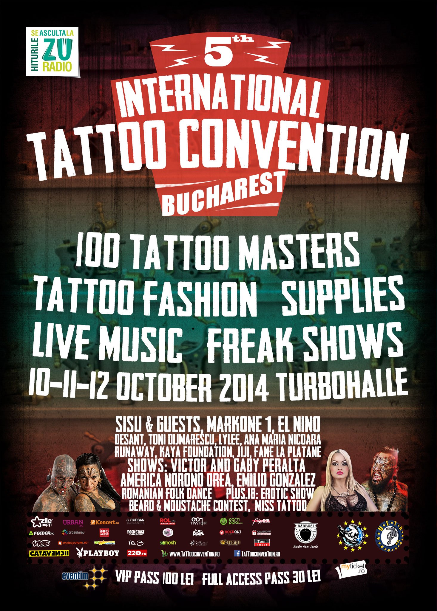 5th International Tattoo Convention Bucharest 2014