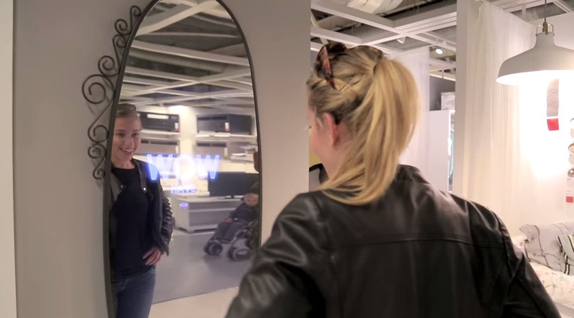 IKEA a lansat o oglinda cum nu ai mai vazut. Iti poate schimba ziua daca te uiti dimineata in ea