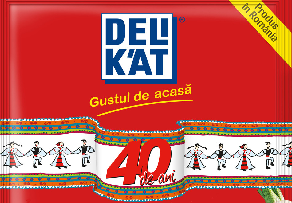 Premii pe gustul tau. Delikat sarbatoreste 40 de ani in Romania, printr-un concurs care-ti face pofta de premii