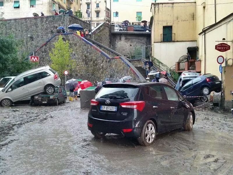 Inundatii in Genova