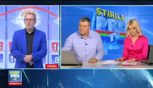 Prognoza meteo pe urmatoarele zile