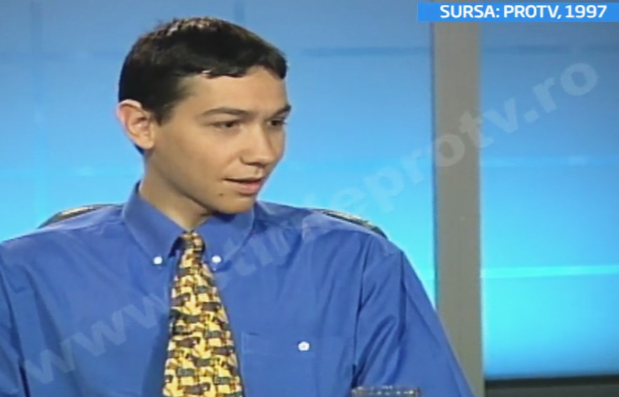Prima aparitie la TV a lui Victor Ponta a devenit virala pe Internet. Cum arata premierul in urma cu 17 ani