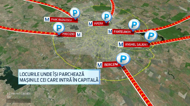 Harta celor mai AGLOMERATE zone din Capitala. Soferii care stau bara la bara ca sa mearga cu metroul