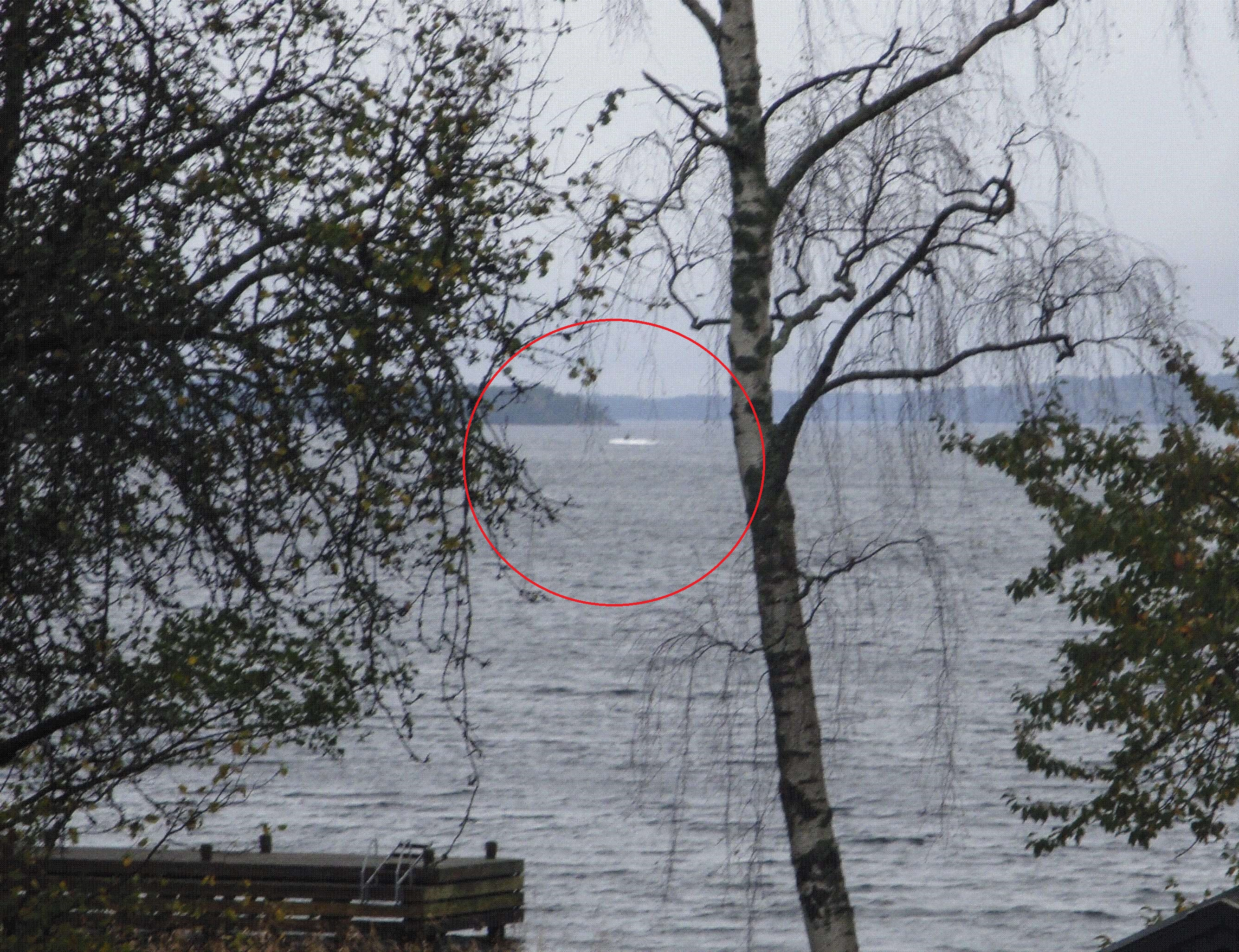 Prima imagine cu submarinul "rusesc" ce sperie Suedia. Moscova: Submarinul cautat in Marea Baltica este olandez