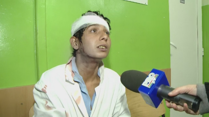 O femeie din Timisoara s-a trezit cu o bucata de tavan in cap, la Spitalul de Copii: "M-a luat asa o ameteala"