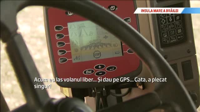tractor cu GPS