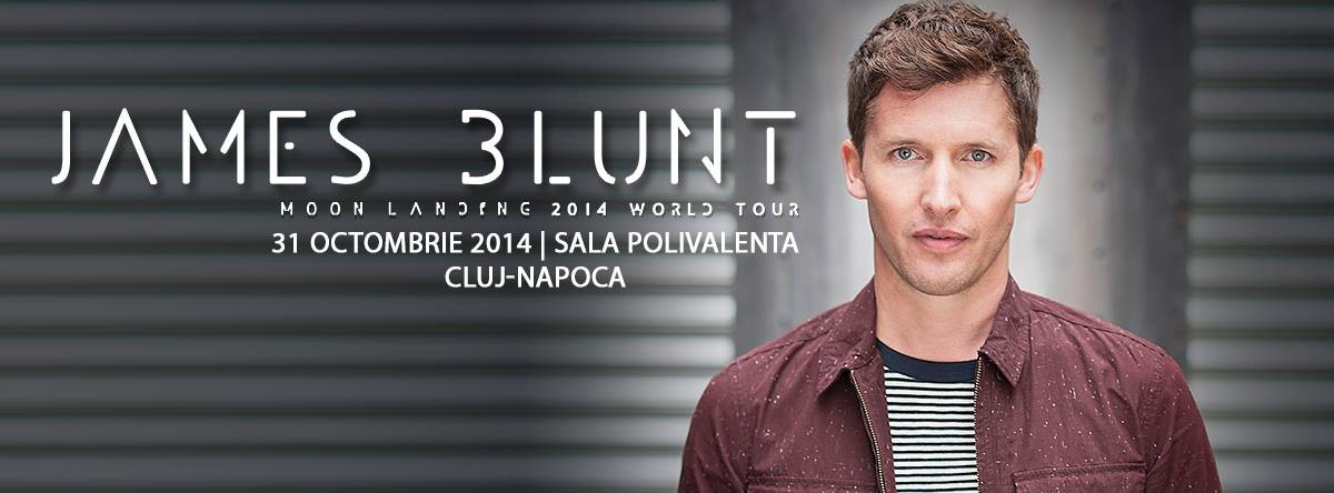 Renumitul artist britanic James Blunt vine la Cluj-Napoca