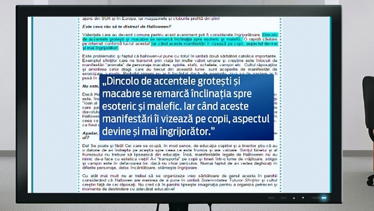 Bisericiile din Romania s-au unit impotriva sarbatorii de Halloween. Nu putem petrece de "Ziua Mortilor"