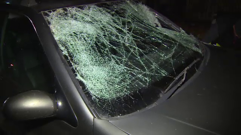 Doi batrani, loviti in plin de un autoturism, in Prahova. Unul a sfarsit pe loc, iar celalalt se zbate intre viata si moarte