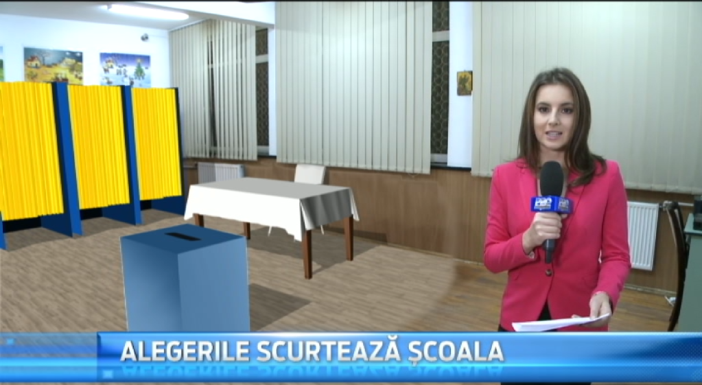 Weekendul vine mai devreme pentru elevii care invata in scolile ce devin sectii de votare. Ce program vor avea vineri