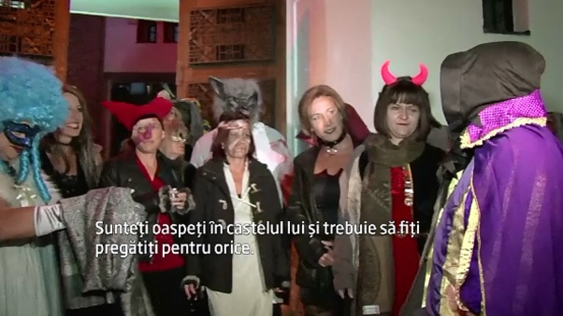 Halloween 2014. Castelul din Pasul Tihuta a fost sub asediul vrajitoarelor, al vampirilor si al monstrilor