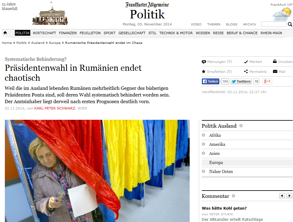 "Victor Ponta pe primul loc la prezidentiale, jocul ramane deschis". Cum s-a vazut in strainatate primul tur al alegerilor