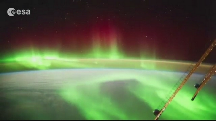 Astronautii de pe Statia Spatiala Internationala au filmat un eveniment spectaculos. Cum arata Aurora australa, in plin efect