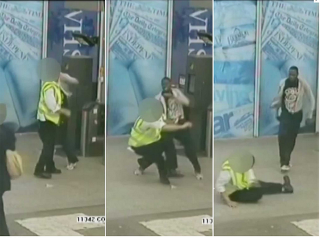 L-a daramat cu un singur pumn. Incidentul a avut loc la o statie de tren din Londra