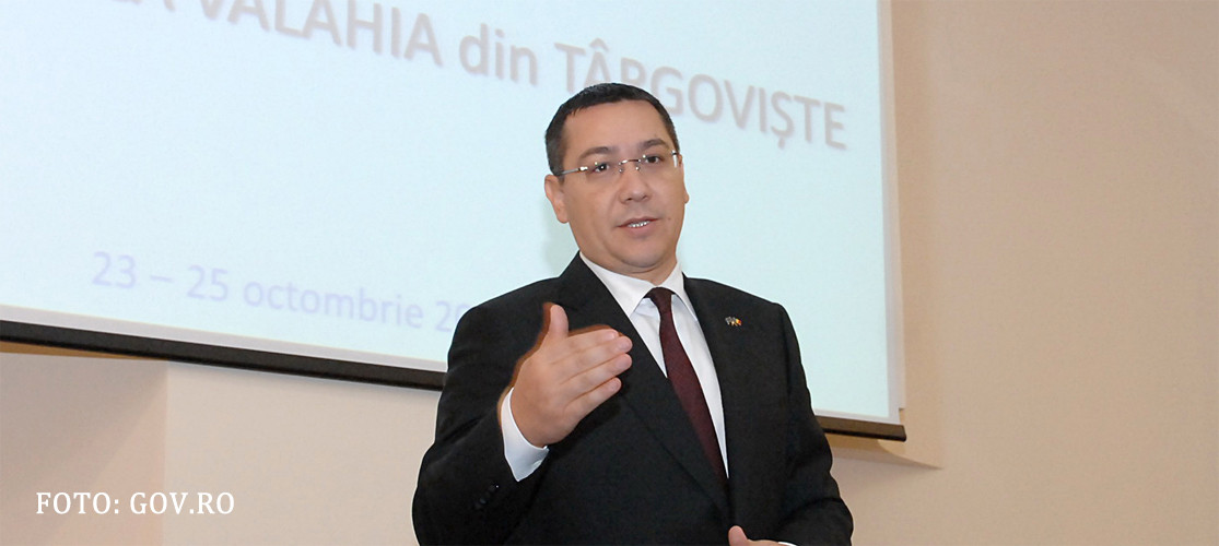 Victor Ponta: "Nu vreau sa primim ordine din afara tarii, de la cei care si-au batut joc de Romania"