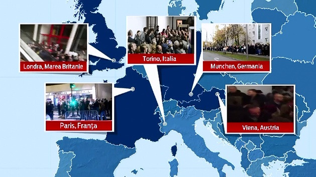 Proteste in tara in semn de solidaritate cu romanii din diaspora: "Sunteti ai nostri, va iubim si sa fiti si in 16 acolo"