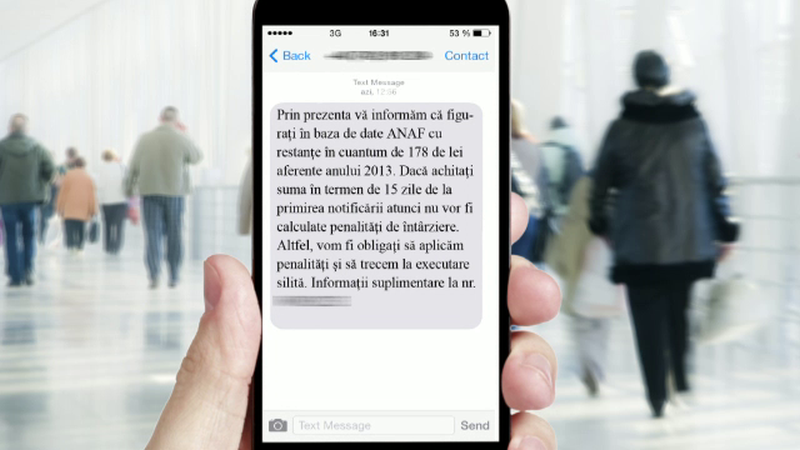 Dupa metoda "Accidentul" apare si metoda "Fiscul". O frauda de 1 milion de dolari din SUA a ajuns si in SMS-urile romanilor
