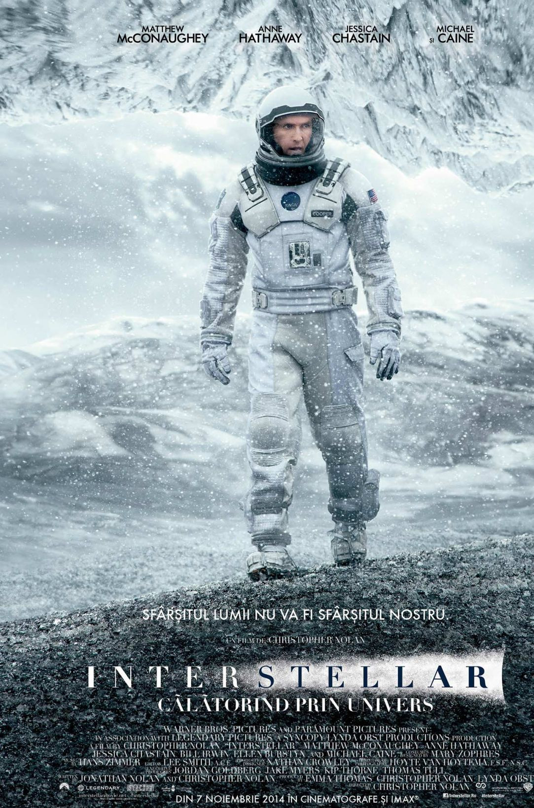 Unul dintre cele mai ambitioase filme ale anului 2014, "Interstellar: Calatorind prin Univers", are premiera in Romania