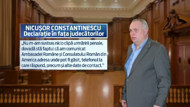 Nicusor Constantinescu ramane in spatele gratiilor. Instanta a confirmat mandatul de arestare pe numele sau