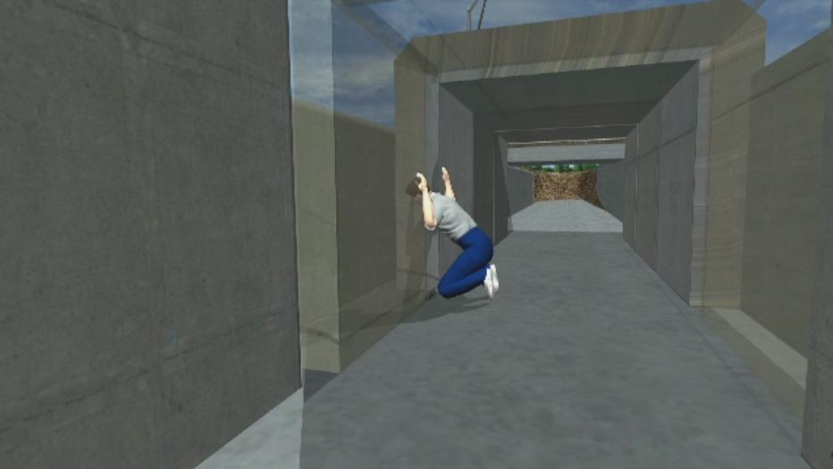 ANIMATIE GRAFICA. Momentul in care un muncitor este strivit intre doua placi de beton. IPJ Hunedoara a dechis o ancheta