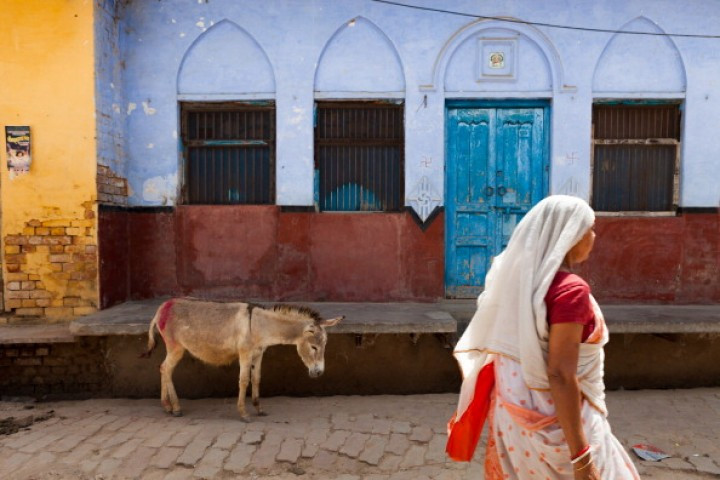 Pedeapsa desprinsa din Evul Mediu. O femeie a fost plimbata goala pe un magar printr-un sat din India
